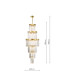 Angel 28 Light Chandelier Crystal and Antique Gold-2