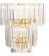 Angel 28 Light Chandelier Crystal and Antique Gold-6