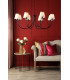 Becca 8 Light Armed Ceiling Pendant Matt Black With Shade-2