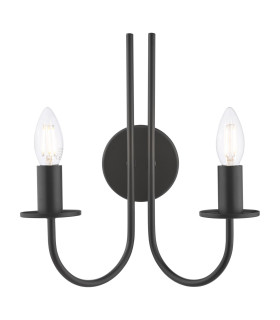 Becca Wall Light Matt Black Bracket Only-1
