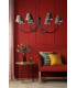 Becca 8 Light Armed Ceiling Pendant Matt Black With Shade-3