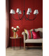 Becca 8 Light Armed Ceiling Pendant Matt Black With Shade-3