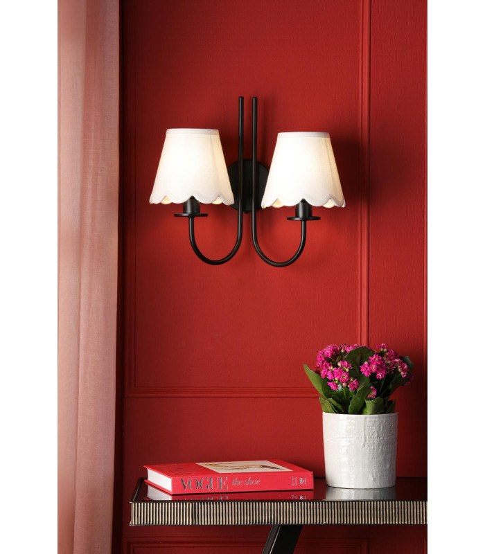 Becca Wall Light Matt Black Bracket Only-4