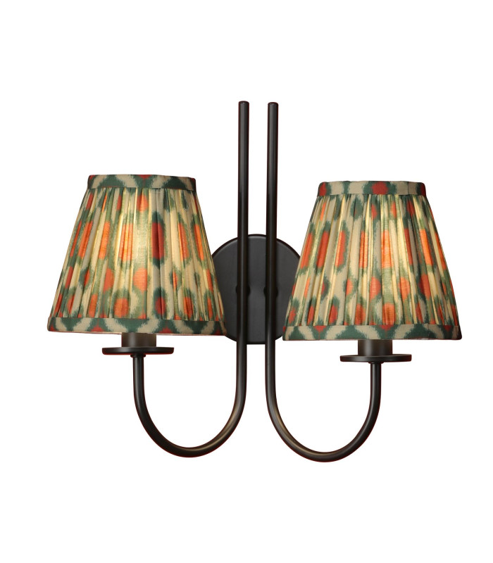 Becca Wall Light Matt Black With Shade-1