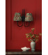 Becca Wall Light Matt Black With Shade-3
