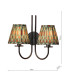 Becca Wall Light Matt Black With Shade-4