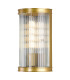 Bianka Wall Light Satin Bronze and Ribbed Glass-1