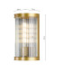 Bianka Wall Light Satin Bronze and Ribbed Glass-4