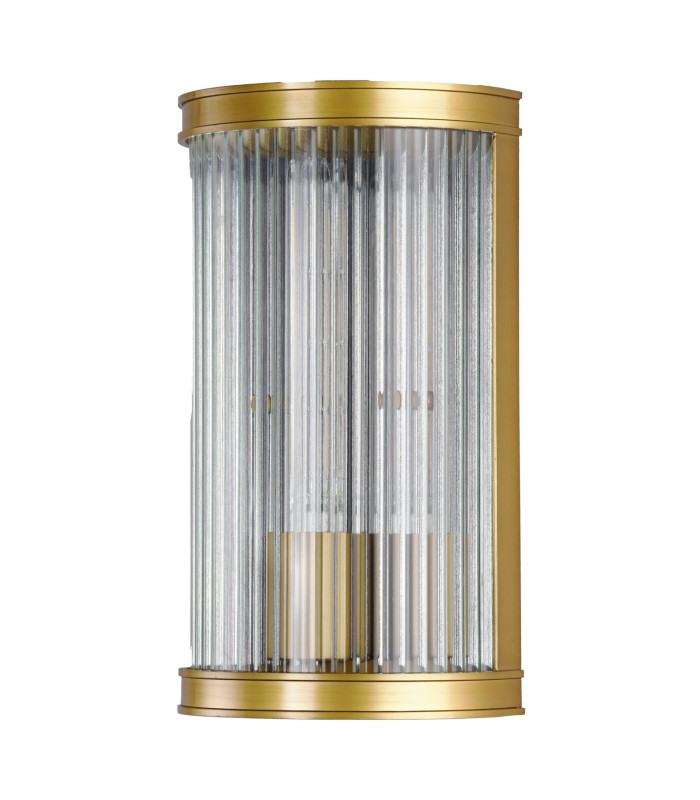 Bianka Wall Light Satin Bronze and Ribbed Glass-5