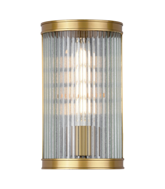 Bianka Wall Light Satin Bronze and Ribbed Glass-6