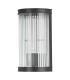 Bianka Wall Light Matt Black and Ribbed Glass-7