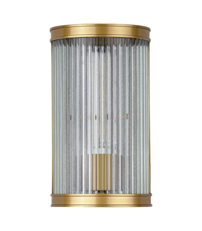 Bianka Wall Light Satin Bronze and Ribbed Glass-7