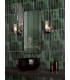 Bolton Bathroom Wall Light Polished Chrome and Ribbed Glass IP44-2