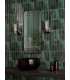 Bolton Bathroom Wall Light Polished Chrome and Ribbed Glass IP44-3
