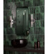 Bolton Bathroom Wall Light Polished Chrome and Ribbed Glass IP44-3