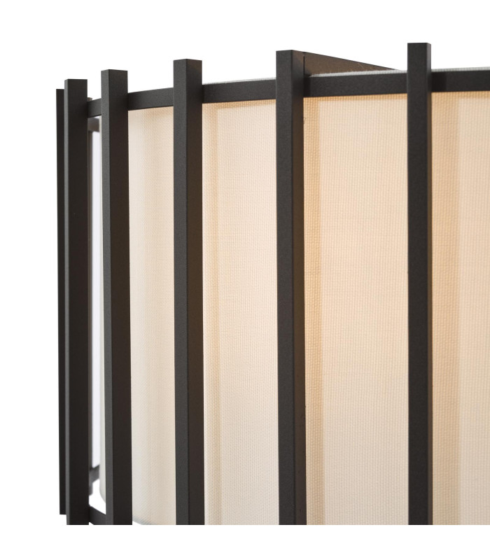 Cagliari 4 Light Ceiling Pendant Matt Black With Shade-7