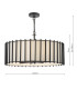 Cagliari 8 Light Ceiling Pendant Matt Black With Shade-4