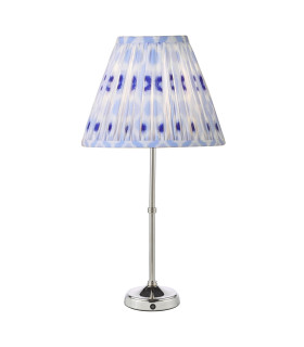 Dahl Rechargeable Table Lamp Polished Nickel With Shade LED-1