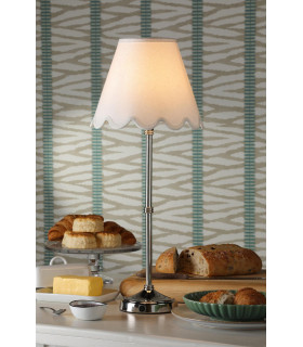 Dahl Rechargeable Table Lamp Polished Nickel With Shade LED-2