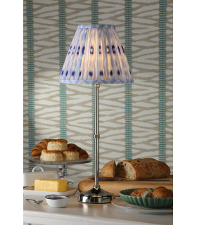 Dahl Rechargeable Table Lamp Polished Nickel With Shade LED-2