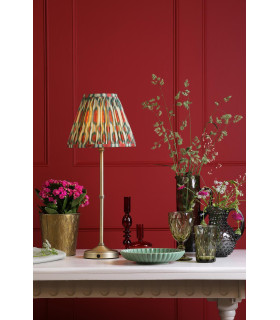 Dahl Rechargeable Table Lamp Matt Antique Brass With Shade LED-2