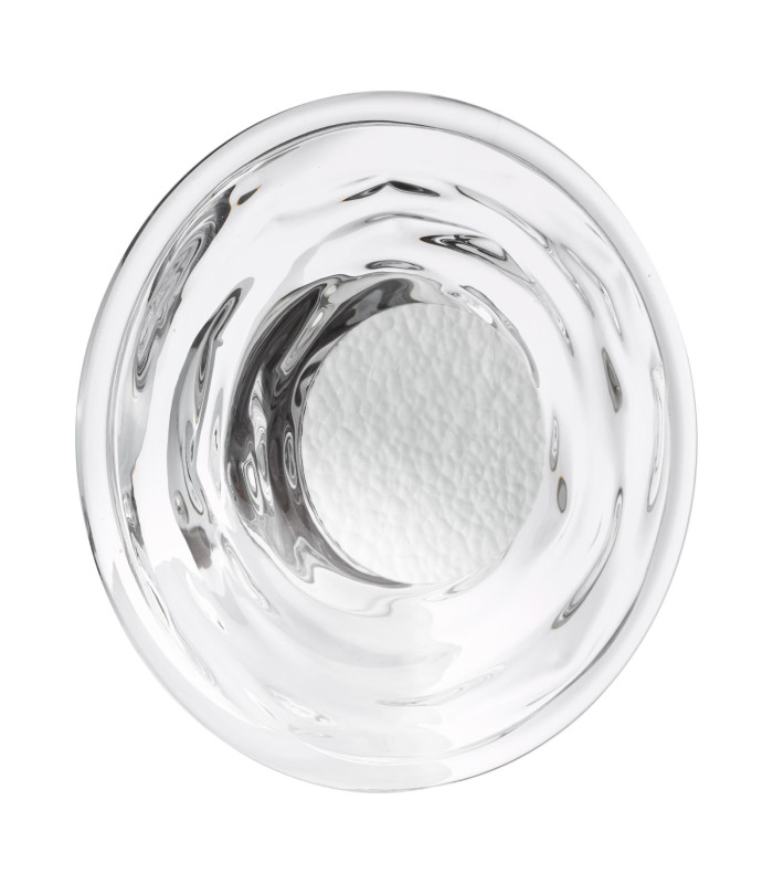 Dewey Wall Light Textured Glass and Polished Chrome LED-3