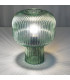 Demarius Table Lamp Green Ribbed Glass-6
