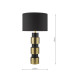 Elwyn Table Lamp Satin Gold and Satin Black With Shade-4
