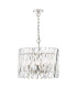 Entwine 6 Light Ceiling Pendant Polished Nickel and Crystal-1