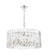 Entwine 8 Light Ceiling Pendant Polished Nickel and Crystal-1