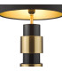 Elwyn Table Lamp Satin Gold and Satin Black With Shade-6