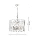 Entwine 6 Light Ceiling Pendant Polished Nickel and Crystal-4