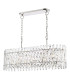 Entwine 10 Light Bar Ceiling Pendant Polished Nickel and Crystal-1