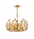 Ercilia 5 Light Ceiling Pendant Gold Leaf-1