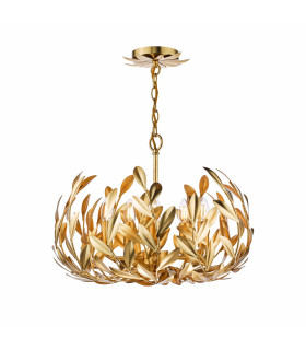 Ercilia 5 Light Ceiling Pendant Gold Leaf-1