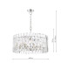 Entwine 8 Light Ceiling Pendant Polished Nickel and Crystal-4