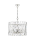 Entwine 6 Light Ceiling Pendant Polished Nickel and Crystal-5