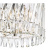 Entwine 6 Light Ceiling Pendant Polished Nickel and Crystal-7
