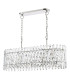 Entwine 10 Light Bar Ceiling Pendant Polished Nickel and Crystal-5