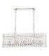 Entwine 10 Light Bar Ceiling Pendant Polished Nickel and Crystal-6