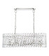 Entwine 10 Light Bar Ceiling Pendant Polished Nickel and Crystal-7