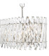 Entwine 10 Light Bar Ceiling Pendant Polished Nickel and Crystal-10