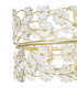 Fonda 3 Light Ceiling Pendant Satin Gold and Glass-4