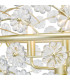 Fonda 3 Light Ceiling Pendant Satin Gold and Glass-5