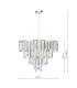 Fuentes 5 Light Ceiling Pendant Polished Chrome and Crystal-4