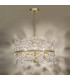 Fonda 3 Light Ceiling Pendant Satin Gold and Glass-6