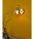 Glynis Wall Light Polished Nickel and Smoked Ribbed Glass-2