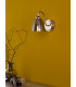 Glynis Wall Light Polished Nickel and Smoked Ribbed Glass-3