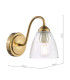 Glynis Wall Light Antique Bronze and Ribbed Glass-6