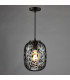 Gethin Ceiling Pendant Matt Black Glass and Black Confetti Glass-10